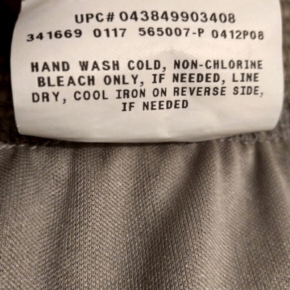 🎁NWOT New Directions  Asymmetrical, Intricate Waistband, Boho, Taupe Skirt - Picture 10 of 10